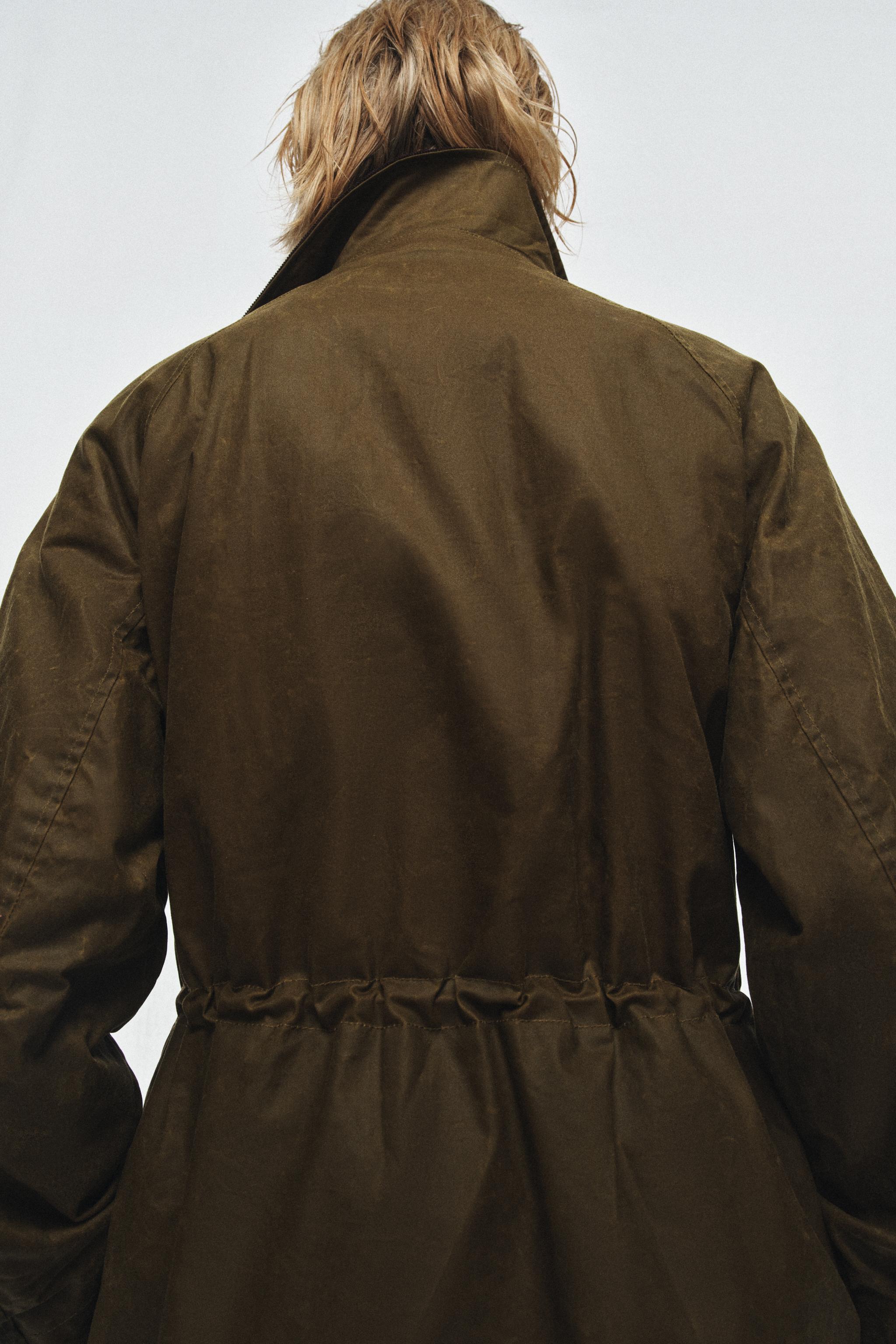 VESTE CIRÉE COL VELOURS CÔTELÉ ZW COLLECTION